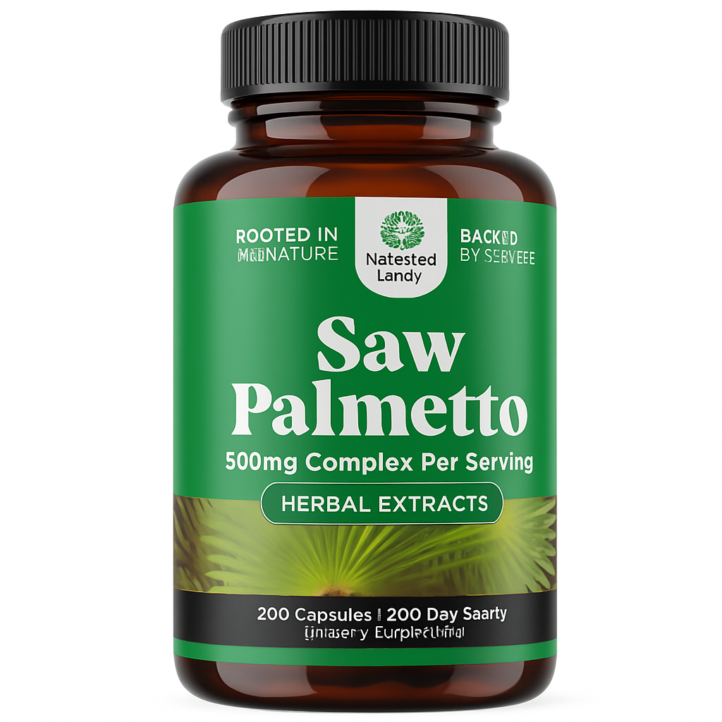 Nature's Craft Saw Palmetto for Men Prostate Support Capsules 200 Coun