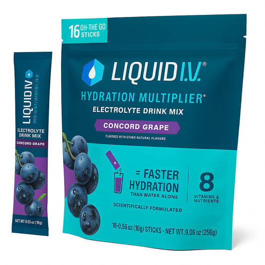 Liquid I.V. Hydration Electrolytes Powder, 16 Count