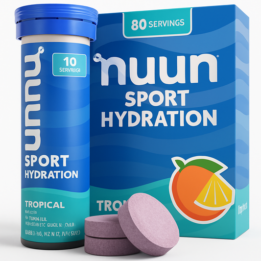 Nuun Sport Electrolyte Tablets, Tropical Flavor, 80 Count