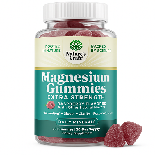 Nature's Craft Magnesium Citrate Gummies - 90 Count