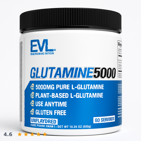 EVL Nutrition L-Glutamine Powder Supplement 10.58 Ounce, 1 Pack
