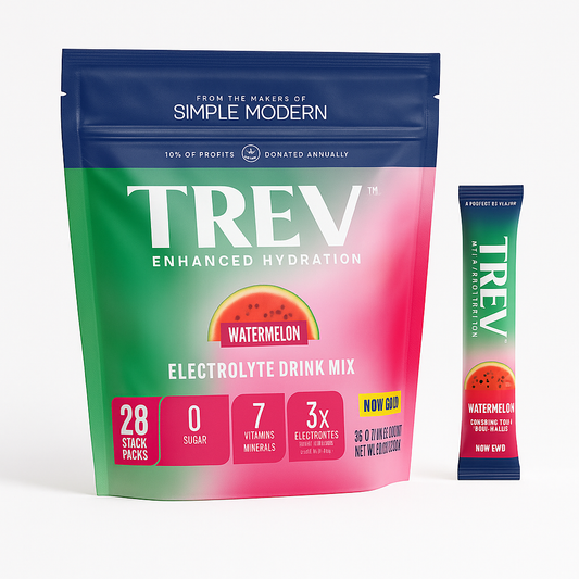 TREVI Electrolytes Powder Packets - Sugar Free Watermelon 28 Count