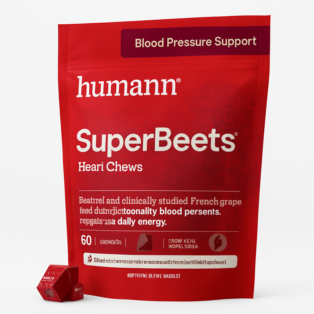 Humann SuperBeets Heart Chews, 60 Count