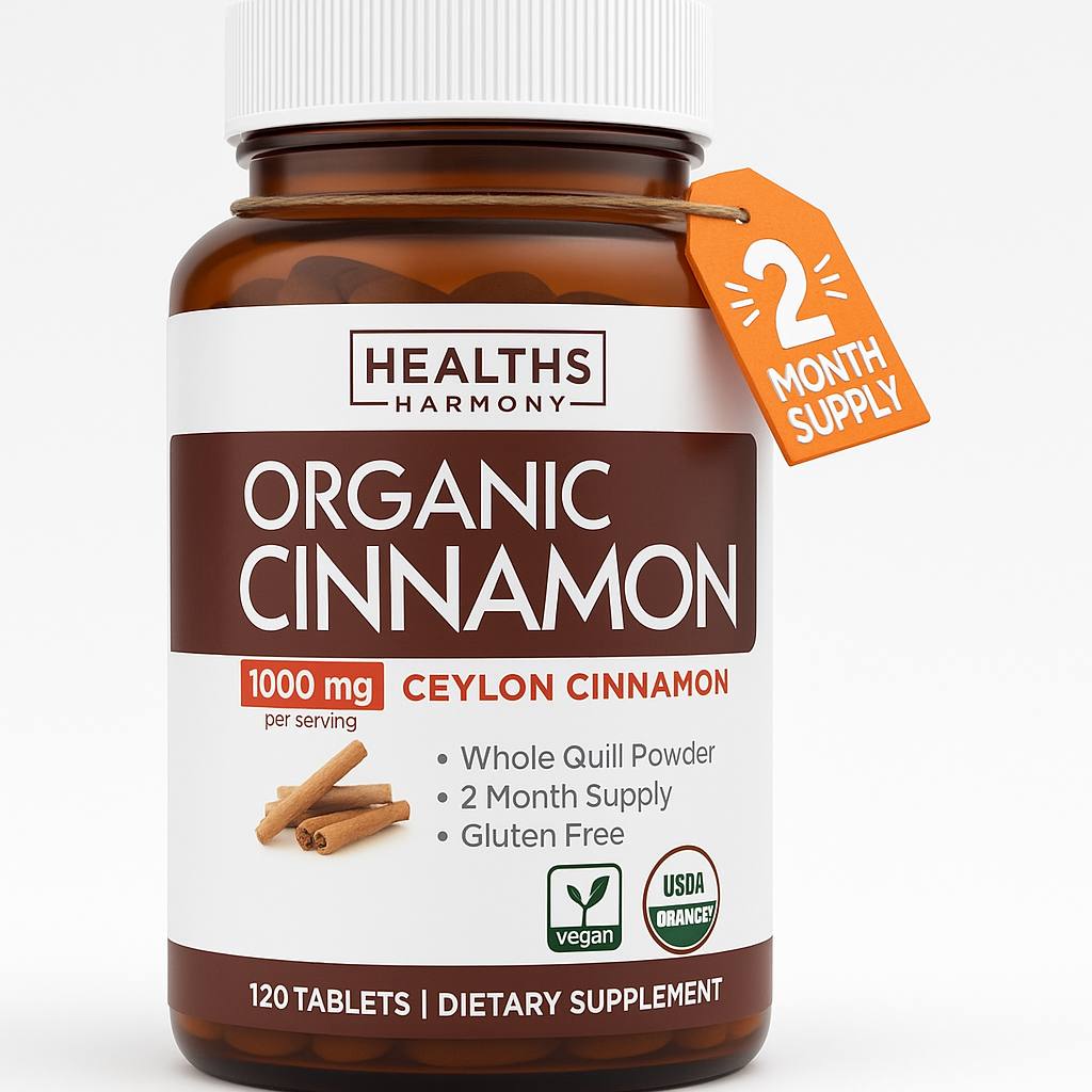 Healths Harmony Ceylon Cinnamon Tablet - 120 Count