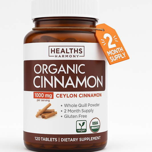 Healths Harmony Ceylon Cinnamon Tablets - 120 Count