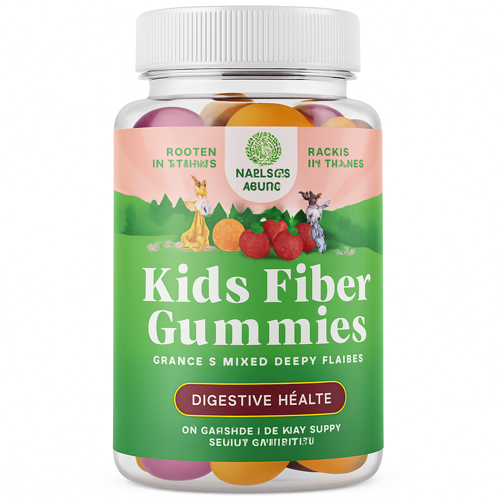 Nature's Craft High Prebiotic Fiber Gummies for Kids - 60 Count Gummy