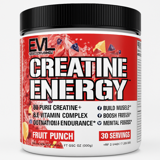 EVL Nutrition Creatine Energy Powder - 30 Servings