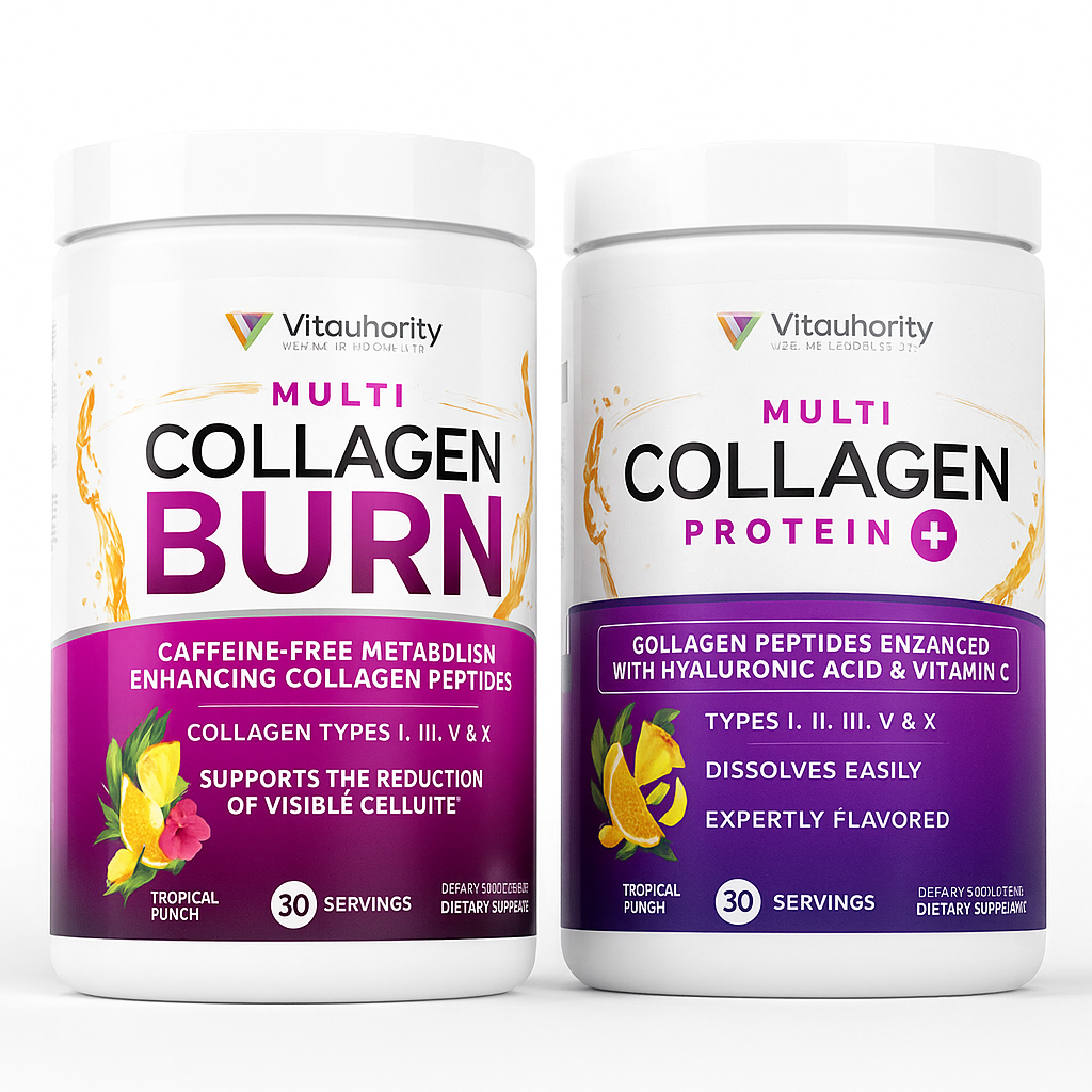 Vitauthority Hydrolyzed Collagen Peptides Powder - 21.6 Oz (1 Pack)