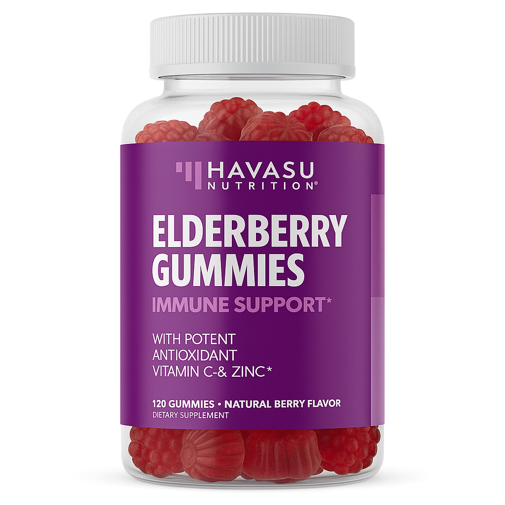 Havasu Nutrition Sambucus Elderberry Gummies, 120 Count