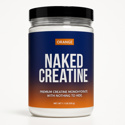 NAKED Creatine Monohydrate Powder, Orange, 36 Servings