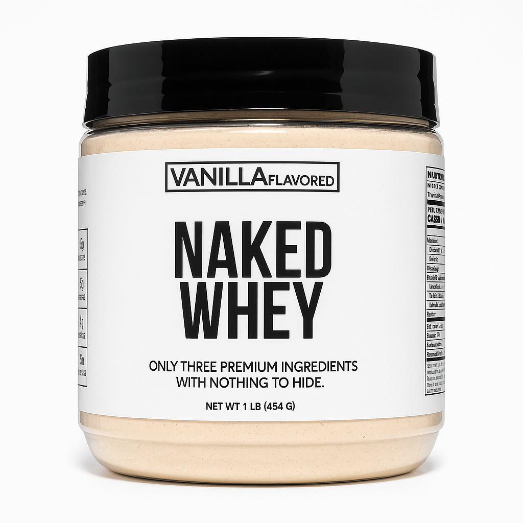 NAKED Vanilla Whey Protein Powder 1Lb Pack of 1