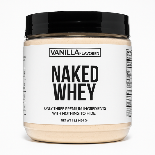NAKED Vanilla Whey Protein Powder 1Lb Pack of 1