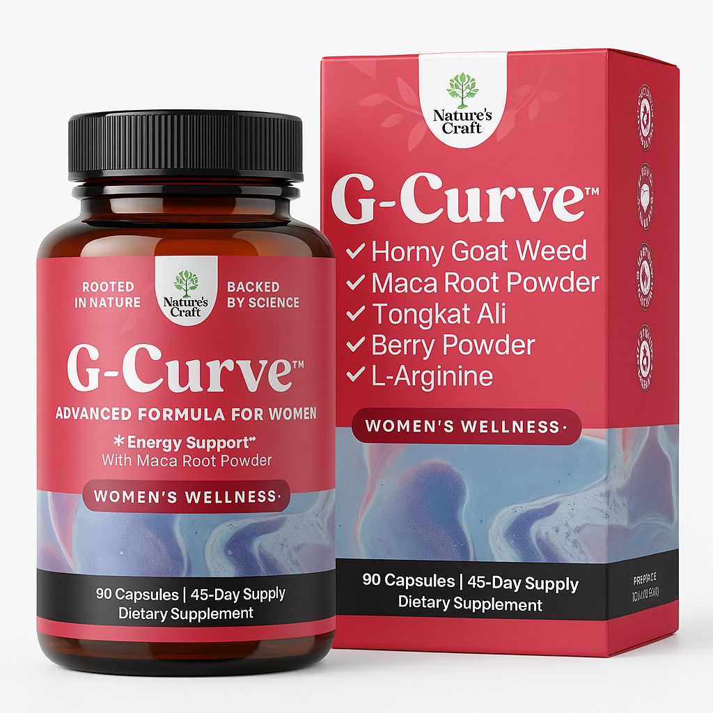 Nature's Craft G-Curve Butt & Breast Pills for Women Capsule 90 Count