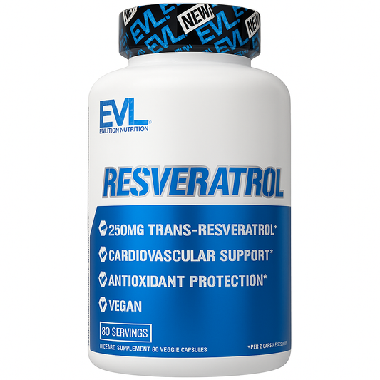 EVL Nutrition Resveratrol Capsules - 60 Count