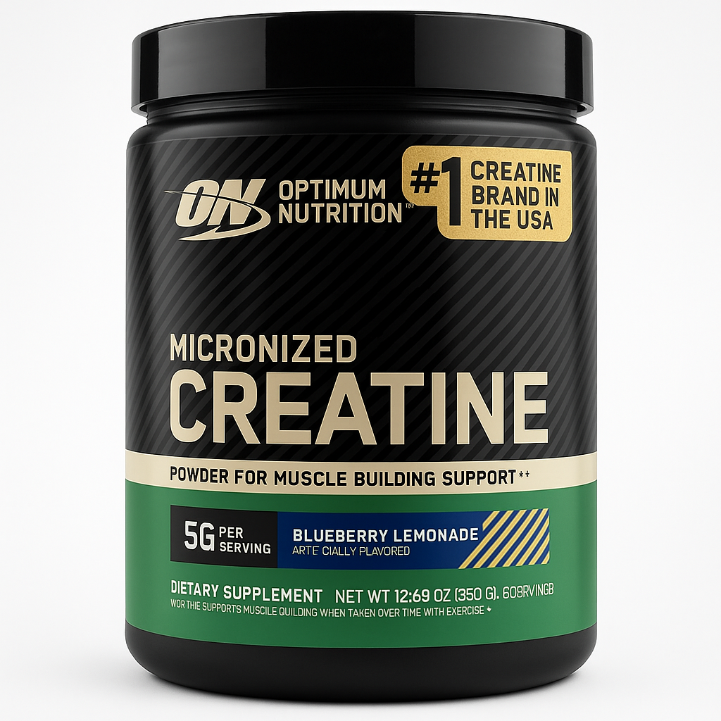 Optimum Nutrition Micronized Creatine Monohydrate Powder, 60 Servings