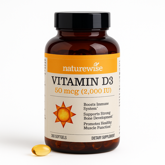 NatureWise Vitamin D3 Softgels, 360 Mini Softgels (360 Count)