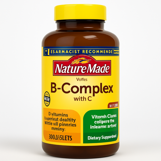 Nature Made Super B Complex with Vitamin C & Folic Acid Tablets, 360