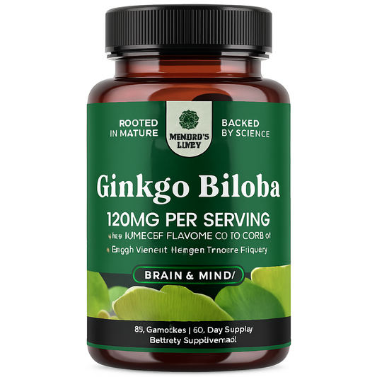 Nature's Craft Ginkgo Biloba Capsules 60 Count