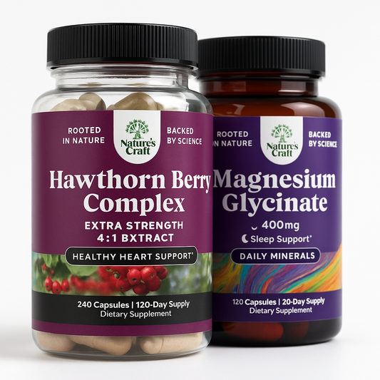 Natures Craft Hawthorn Berry Capsules - 360-Count, 2-Pack