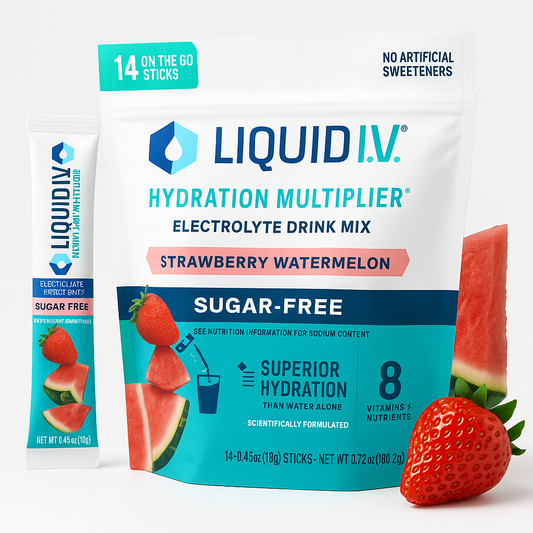 Liquid I.V. Sugar Free Electrolytes Powder, 14 Count