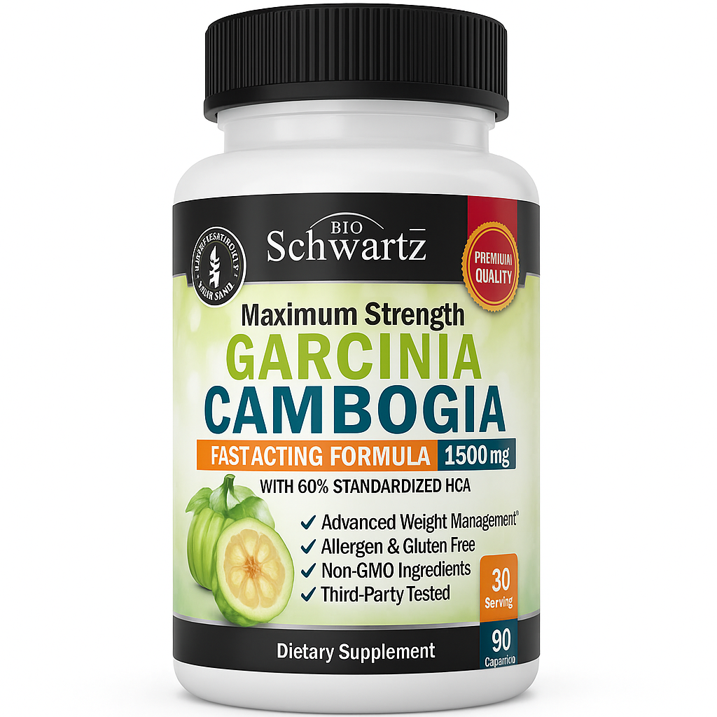 BioSchwartz Garcinia Cambogia Weight Loss Pills Capsules 90 Count
