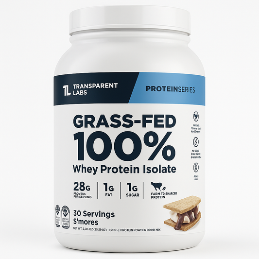 Transparent Labs Grass-Fed Whey Protein Isolate - 30 Servings