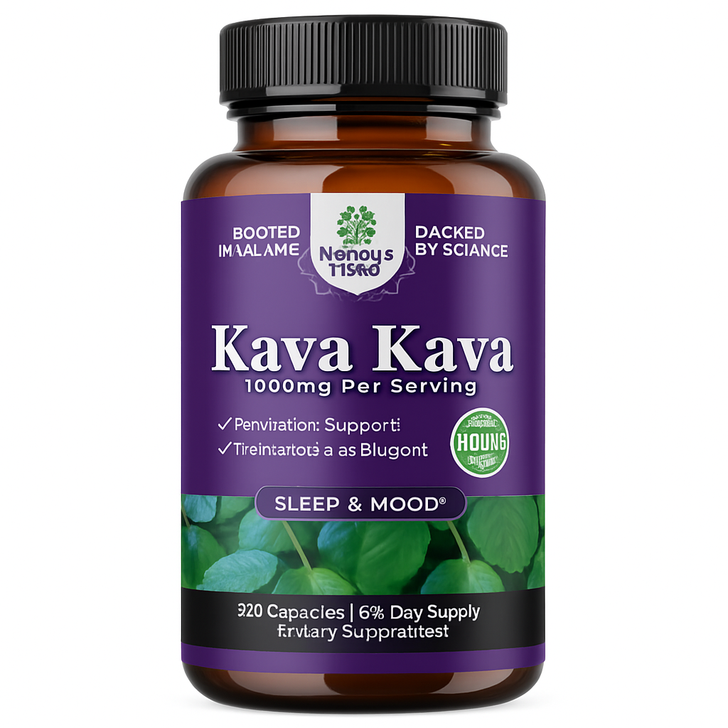 Nature's Craft Kava Kava Capsules - 120 Count, Gelatin Free