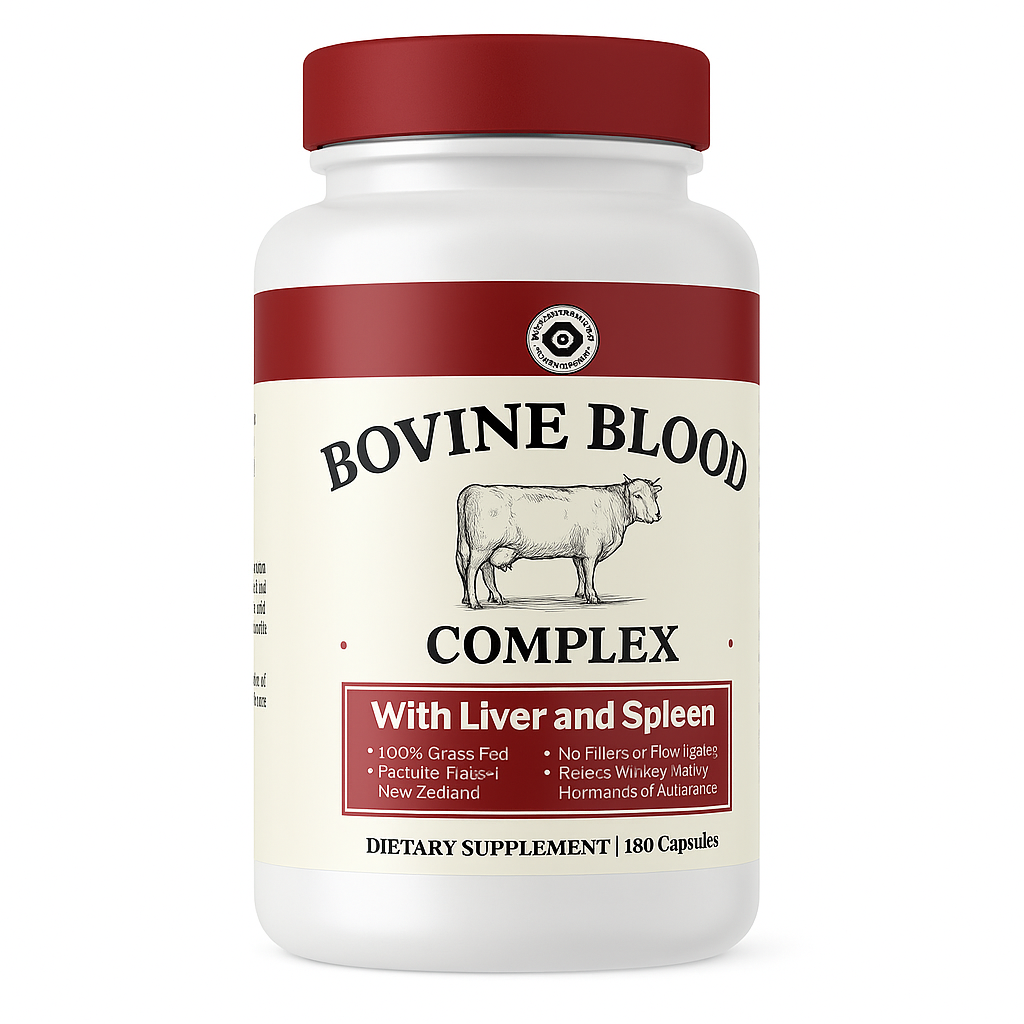 Left Coast Performance Bovine Blood with Beef Liver Capsule, 180 Count