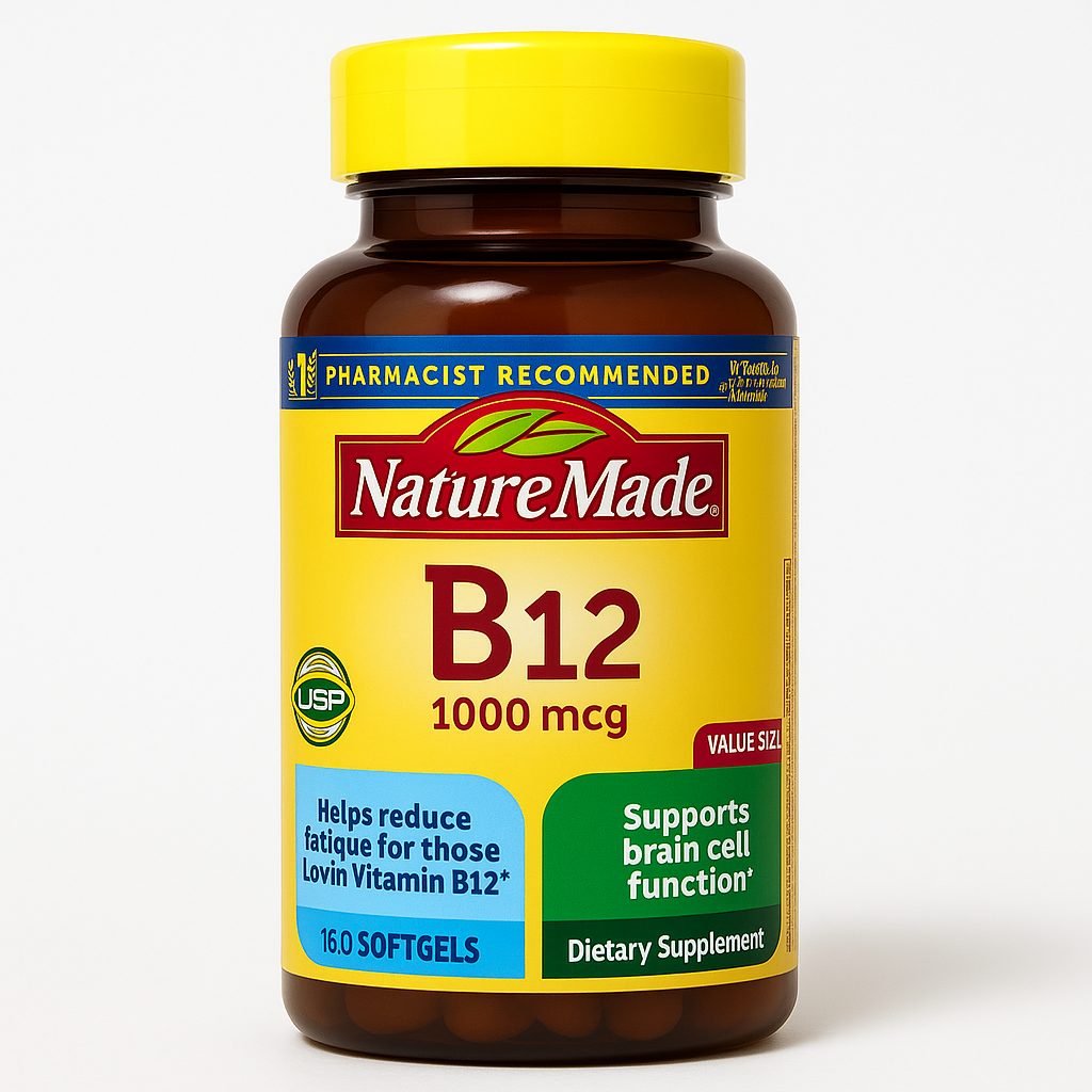 Nature Made Vitamin B12 Softgel 150 Count - 1000 mcg