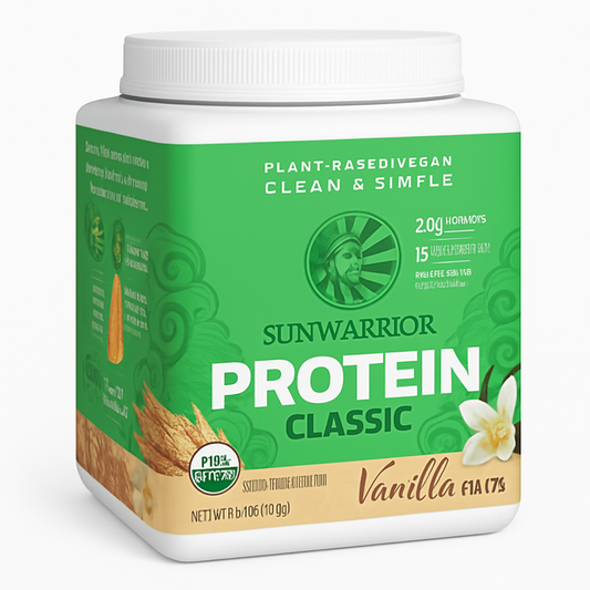 Sunwarrior Organic Classic Vanilla Protein, 375 GR