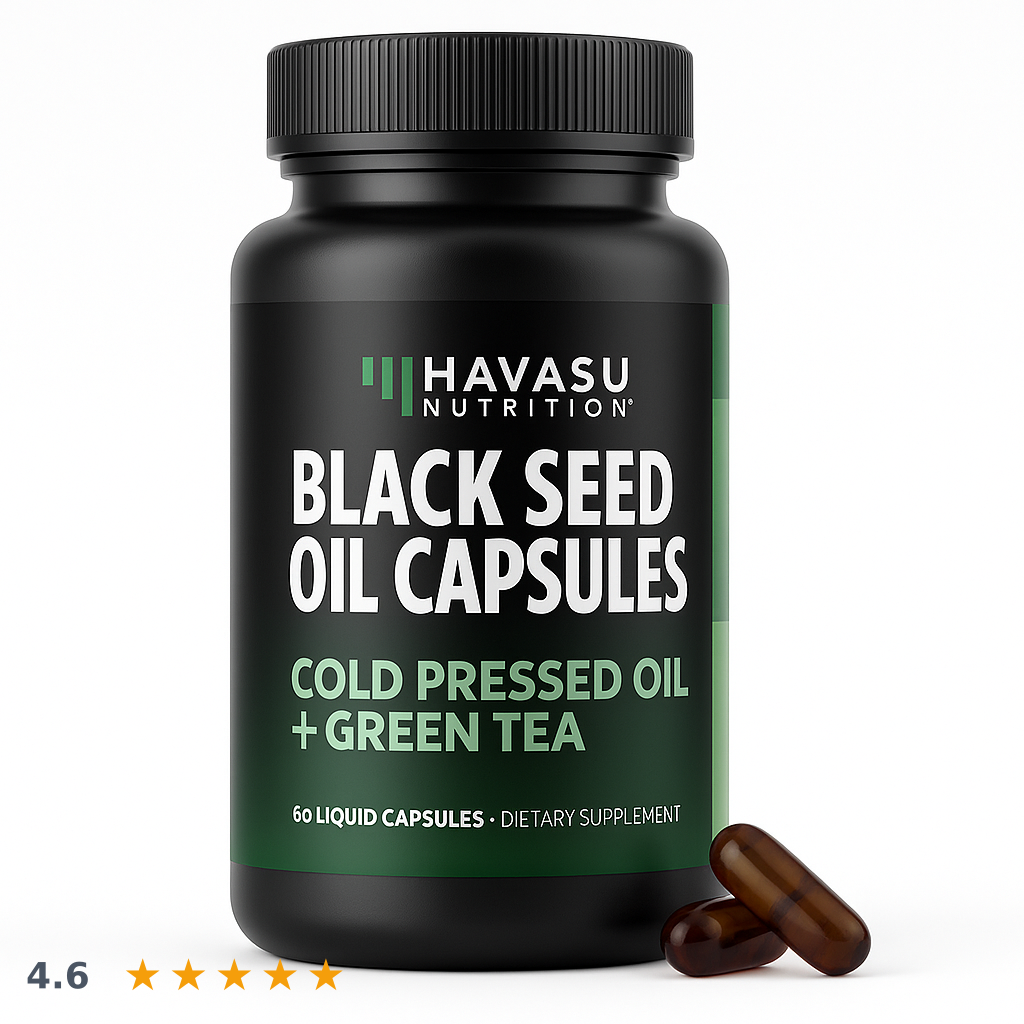Havasu Nutrition Black Seed Oil Capsules, 60 Count
