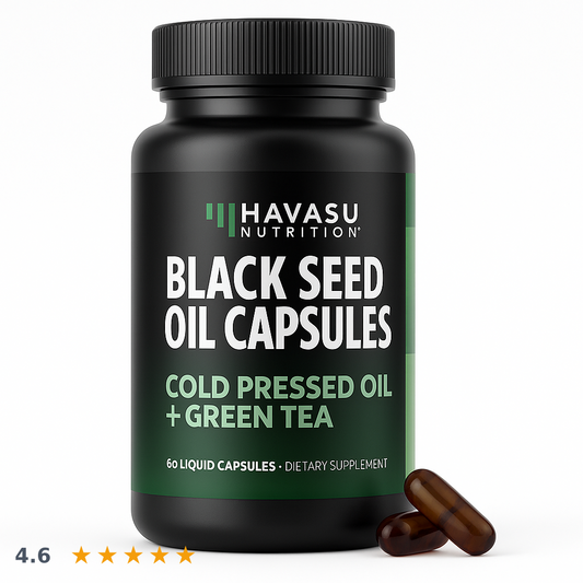 Havasu Nutrition Black Seed Oil Capsules, 60 Count