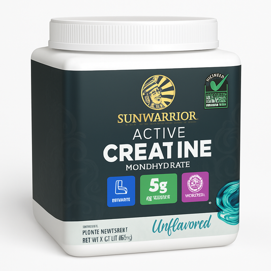 Sunwarrior Creatine Monohydrate Powder – 120 Servings, Micronized