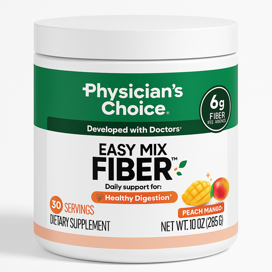 Physician's CHOICE Easy Mix Fiber Powder - 30 Servings