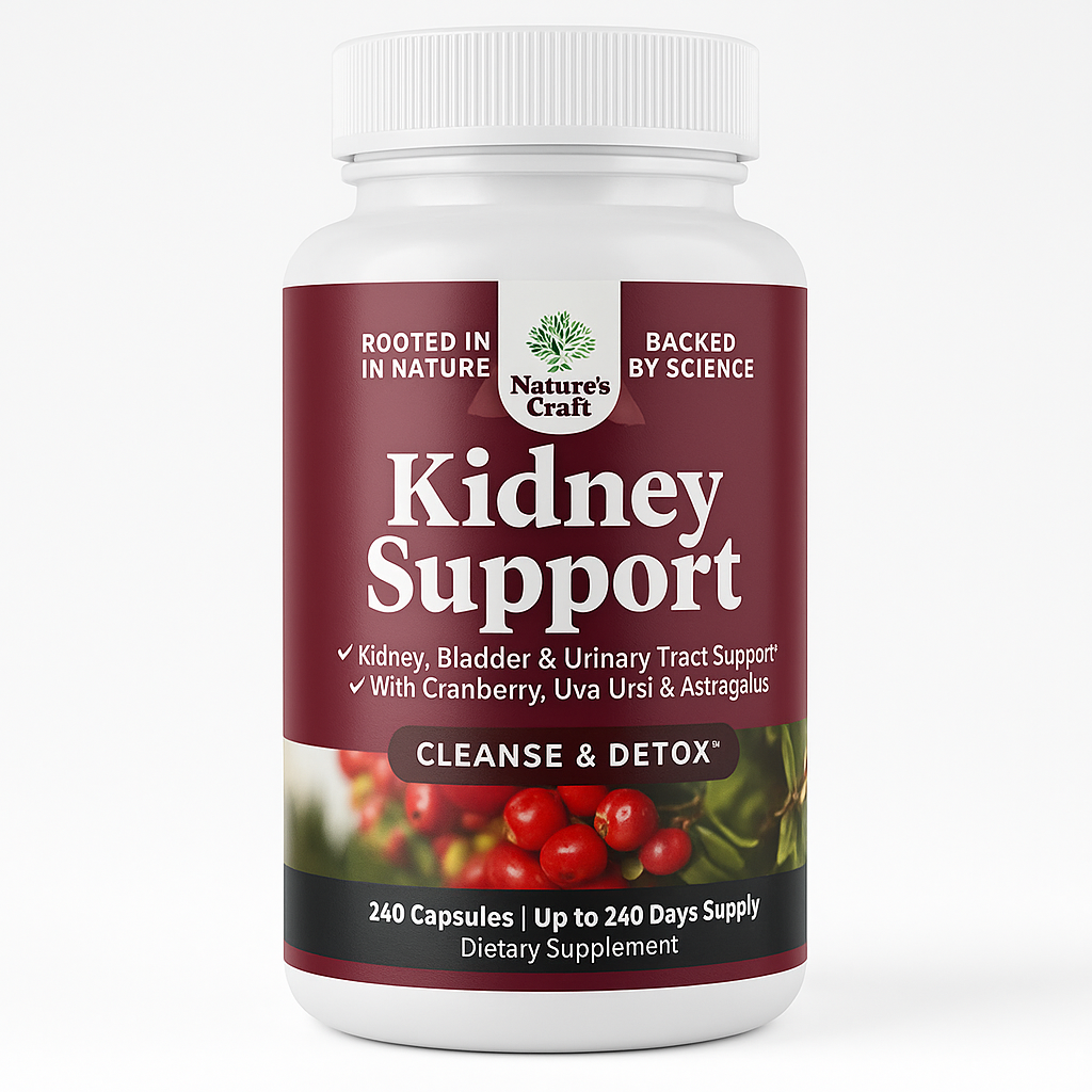 Nature's Craft Advanced Kidney Support Capsules - 240 Count
