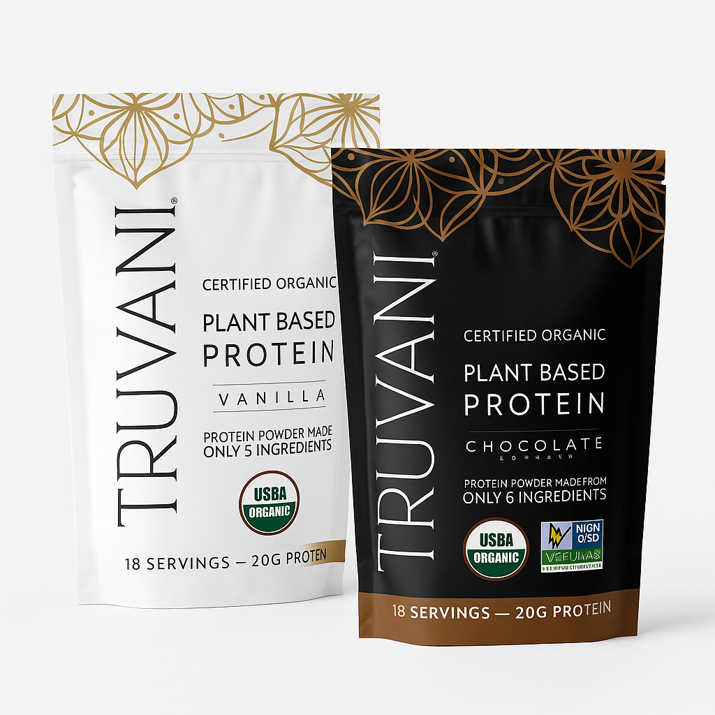 Truvani Organic Plant Based Protein Powder 2-Pack