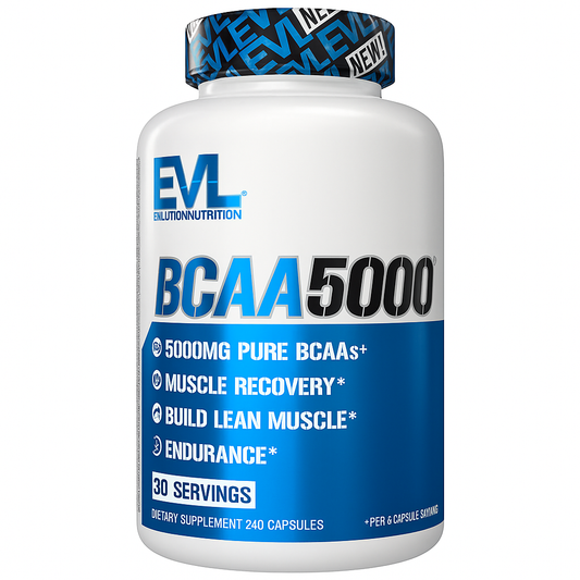 EVL Nutrition BCAAs Capsules 240 Count