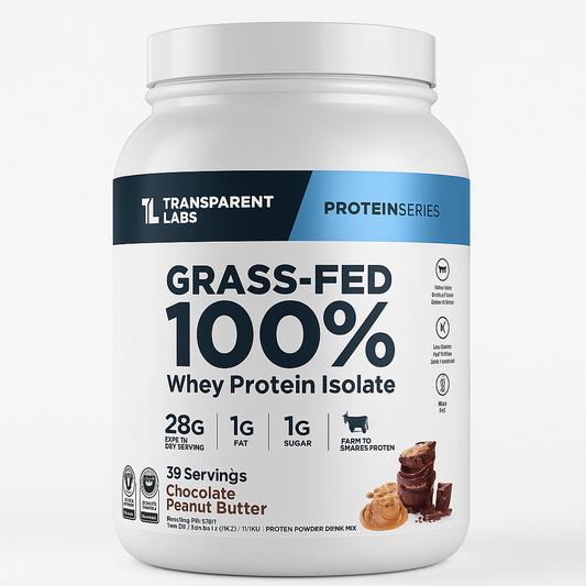 Transparent Labs Whey Protein Isolate Powder, 30 Servings