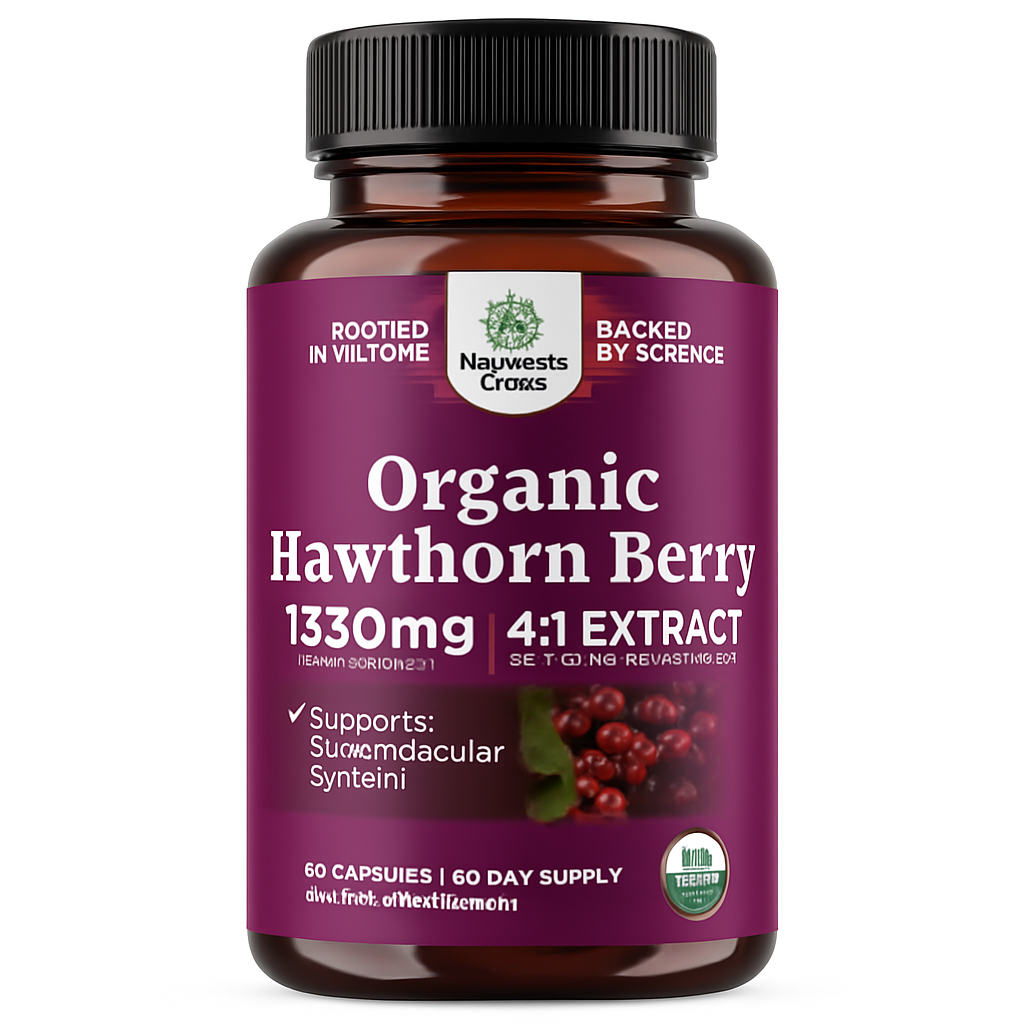 Nature's Craft Hawthorn Berry Capsule 60 Count