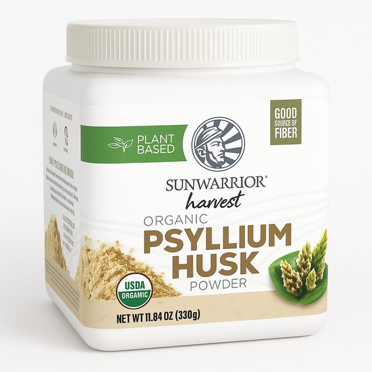 Sunwarrior Organic Psyllium Husk Powder - Unflavored, 11.6 oz (1 pk)