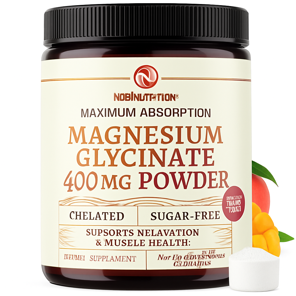 Nobi Nutrition Magnesium Glycinate Powder Pack of 1