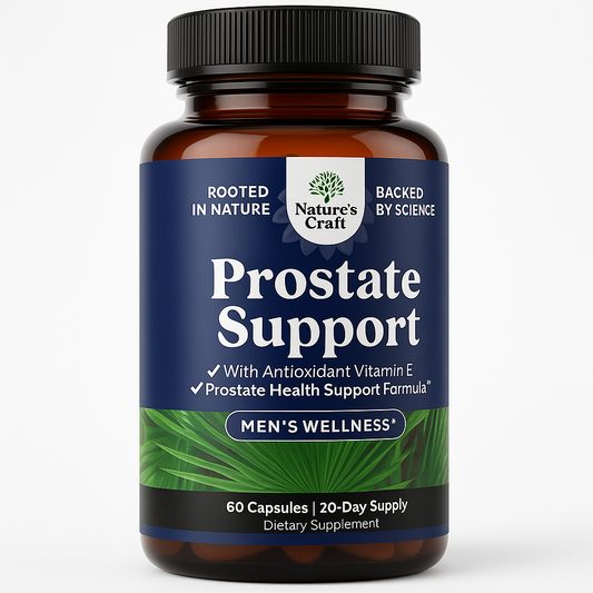 Nature's Craft Prostate Health Supplement - Capsules, 60 Count