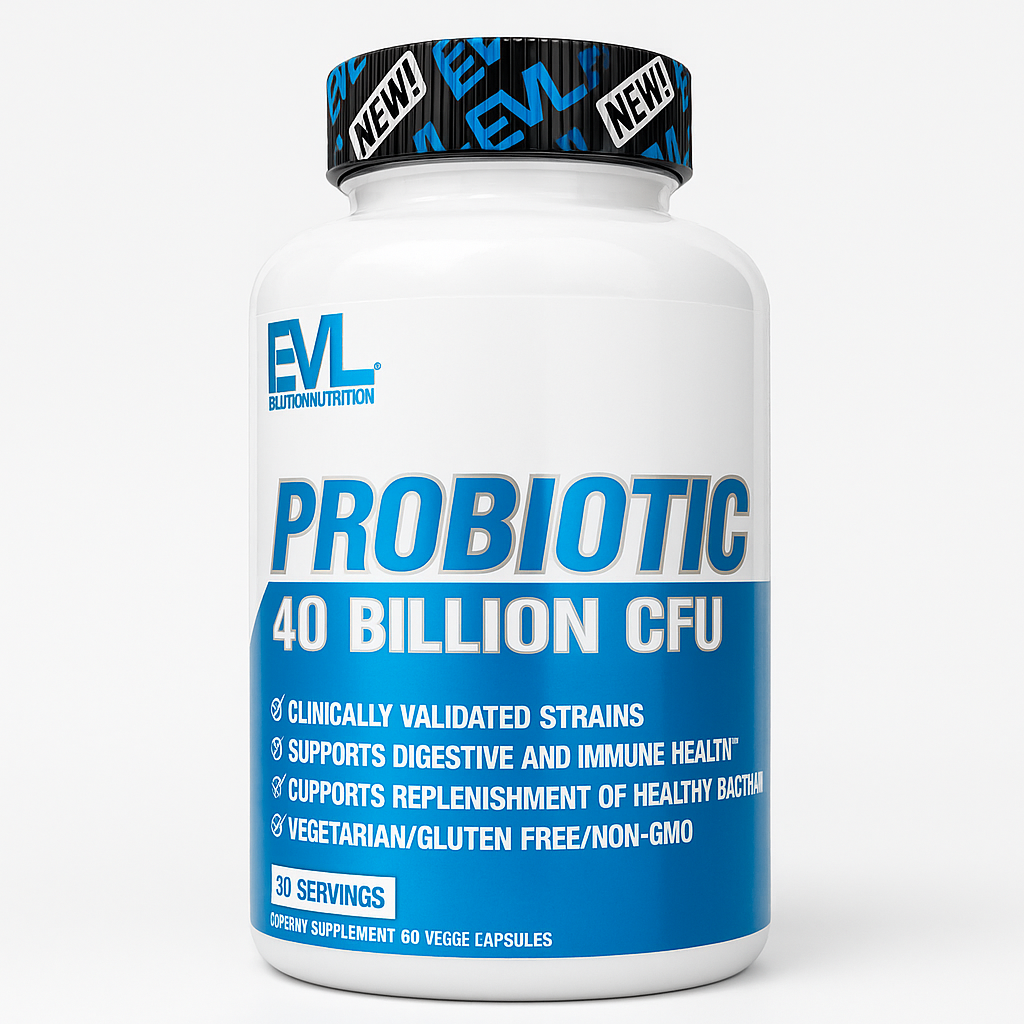 EVL Nutrition Multi-Strain Probiotic Capsules - 60 Count