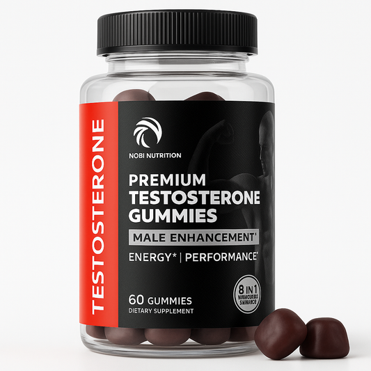 Nobi Nutrition Testosterone Booster Gummy 60 Count