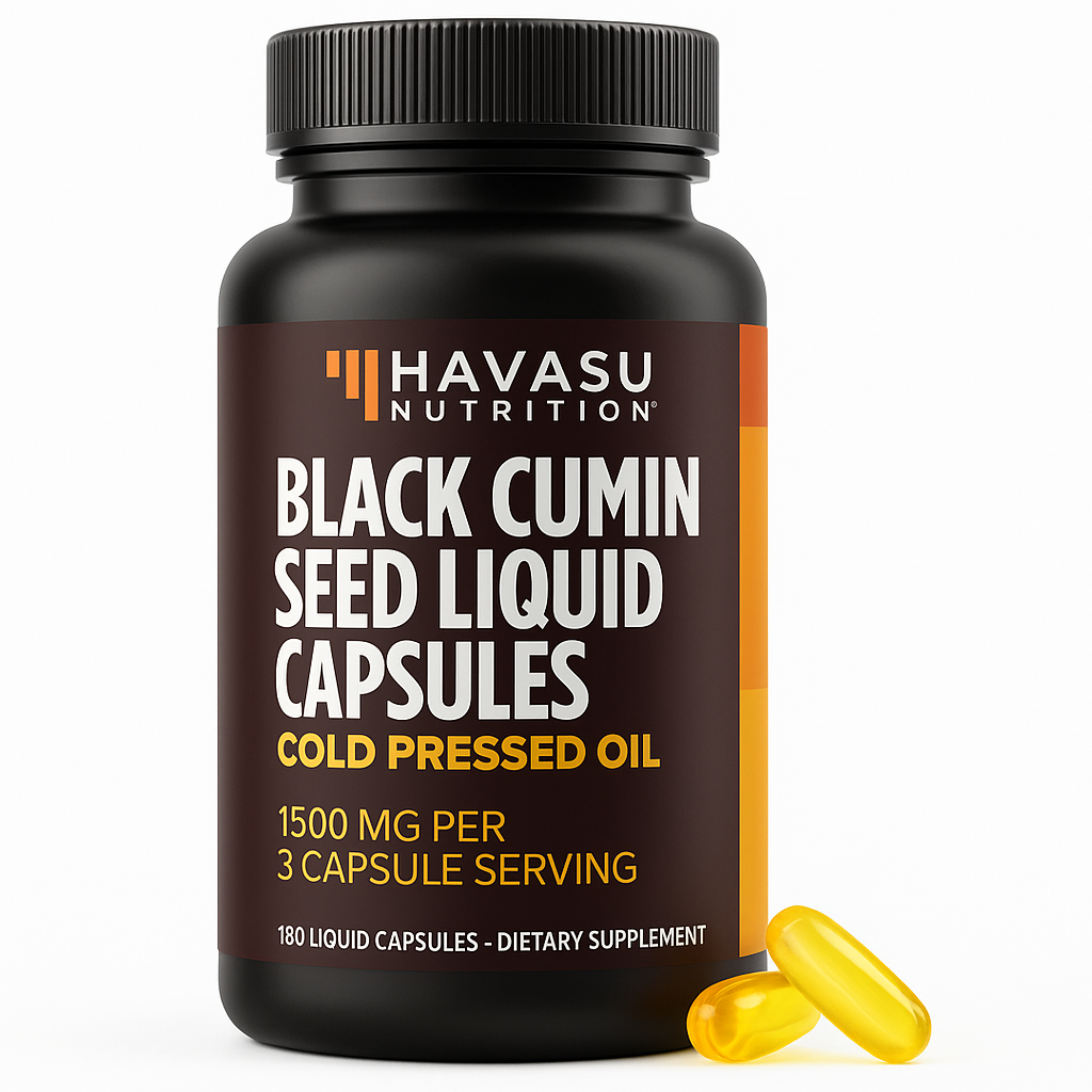 Havasu Nutrition Black Seed Oil Capsules 180 Count
