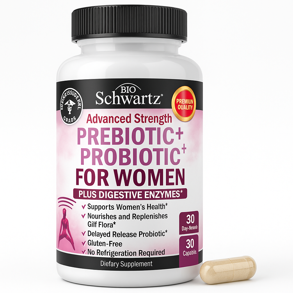 BioSchwartz Prebiotics and Probiotics for Women Capsule 30 Count