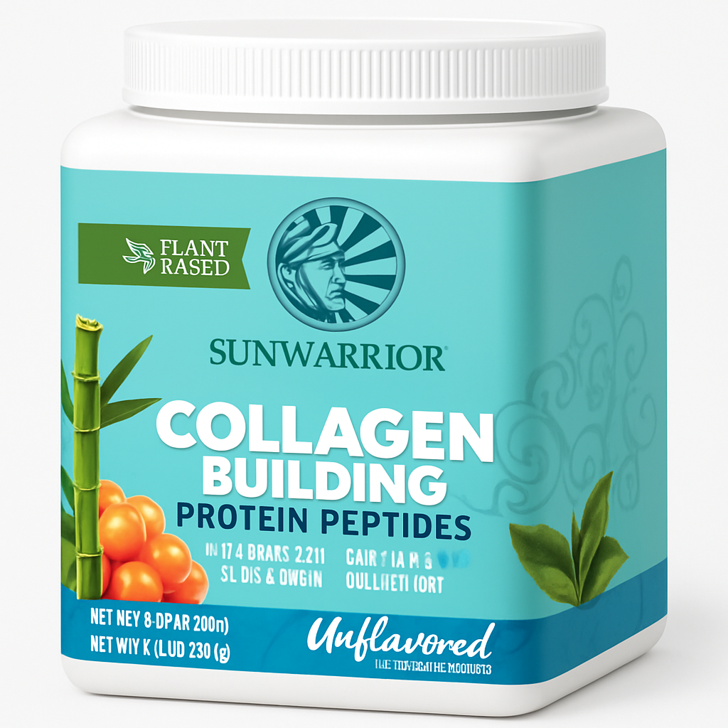 Sunwarrior Vegan Collagen Building Peptides Biotin, Powder(1 Pack)