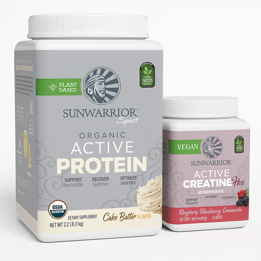 Sunwarrior Vegan Protein Powder Blend, 49.3 oz, 20 & 50 Servings