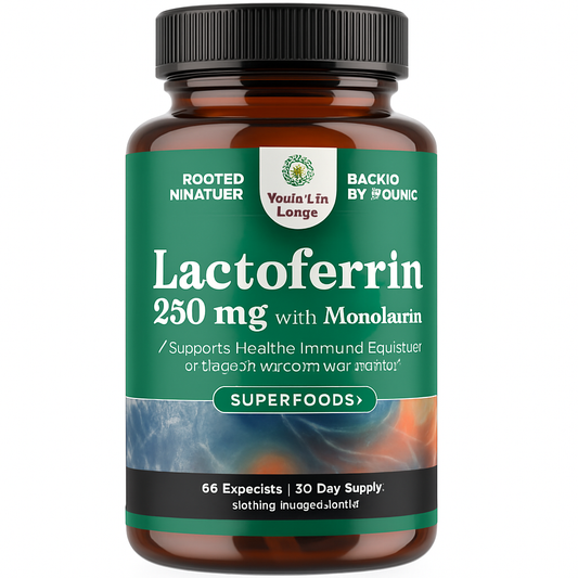 Nature's Craft Lactoferrin & Monolaurin Capsule Supplement 60 Count
