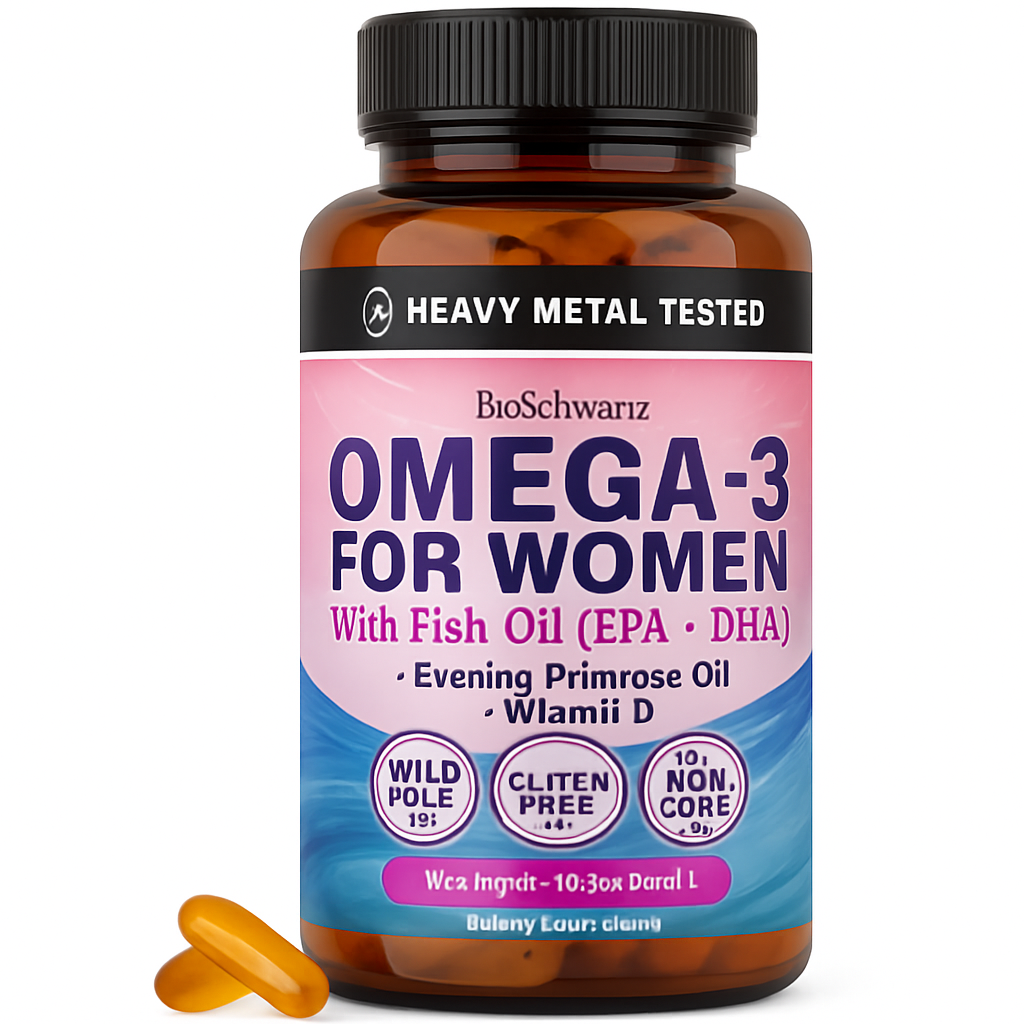 BioSchwartz Fish Oil Omega-3 Capsule, 60 Count
